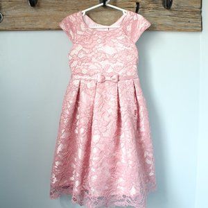 Jona Michelle  Mauve Dress Fancy Lace